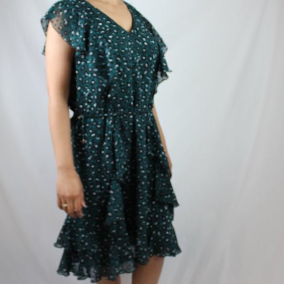 Tommy Hilfiger Short Sleeve Frill Dress - Picture 4 of 7